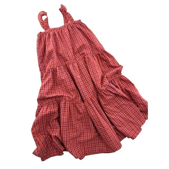 Pink Chicken Other - Pink Chicken NY Gingham Tiered Sundress 8Y
